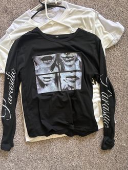Black y2k long sleeve 
