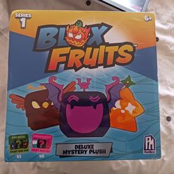 Roblox Blox fruits deluxe mystery plush New.
Only 10 dollars (on sale at Hot Topic for 40 dollars). 
Incredible deal 