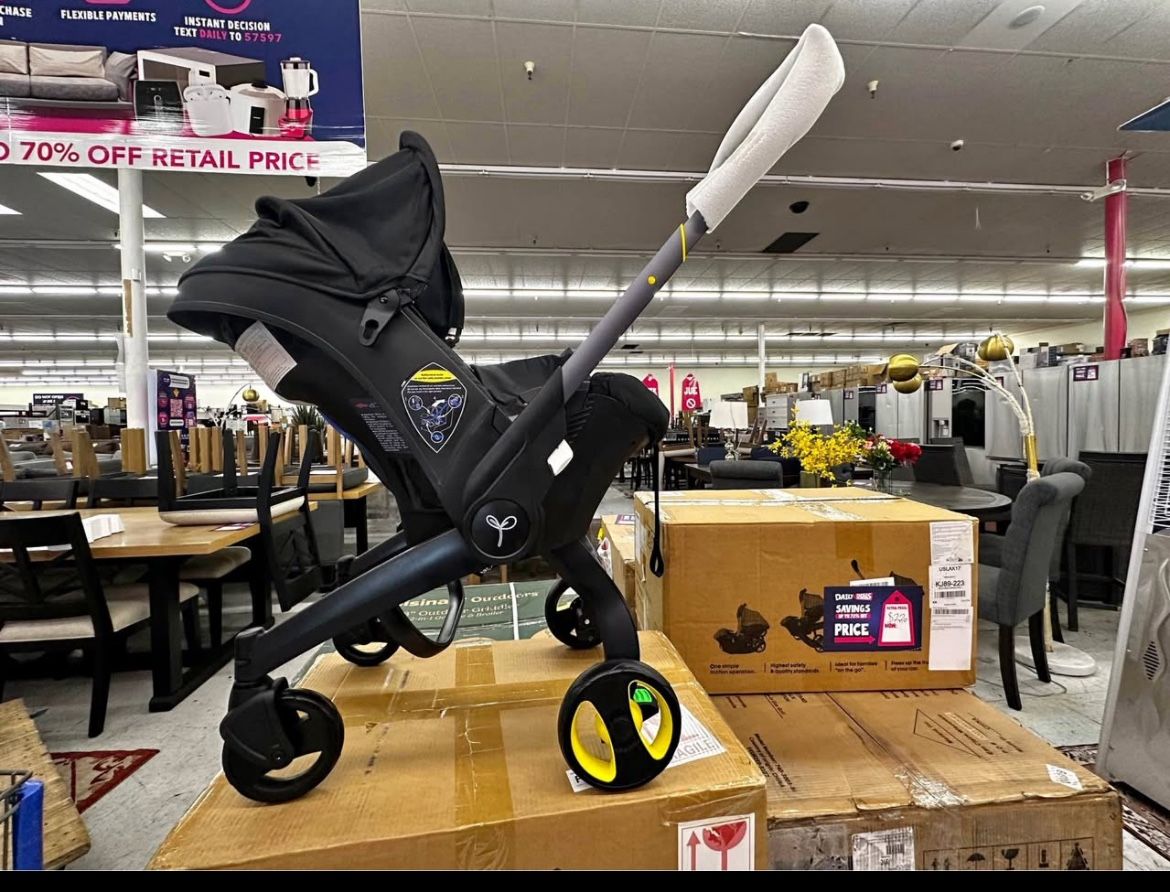 4-in-1 Baby Stroller with Storage Bag Travel Toddler Stroller No Base Newborn