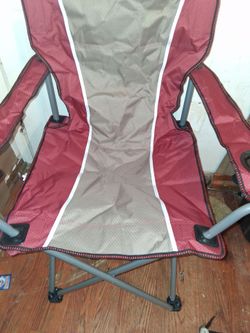 Big red chair camping