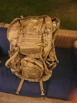 US Army MOLLE 4000 OCP Large Rucksack Complete System 4K Pack Frame Straps Belt