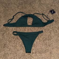 Dark Green Bathing Suit