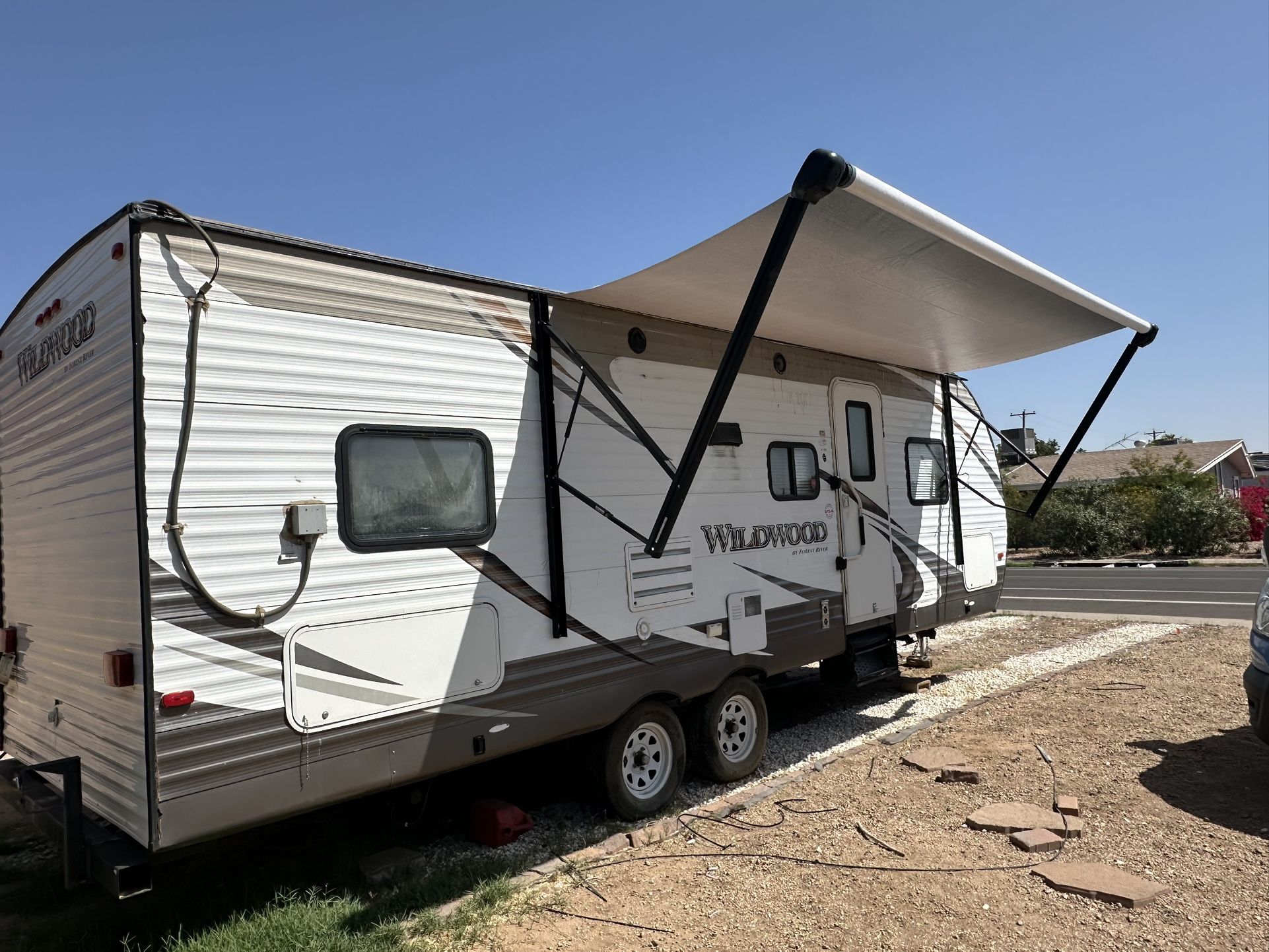 2017 27ft Forest river Wildwood Camper 5th Wheel Rv Trailer