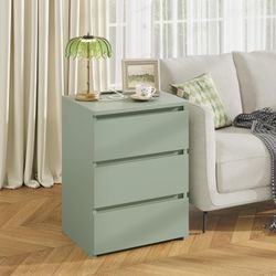 Nightstand Set of 2, 26" H Night Stand with Charging Station