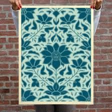 OBEY - Deco Floral (Blue) Limited Edition