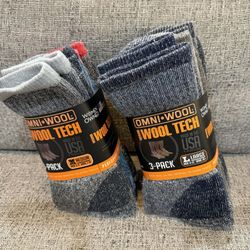 Brand New Wool Teck Thick Socks - $5 Ea Pack 