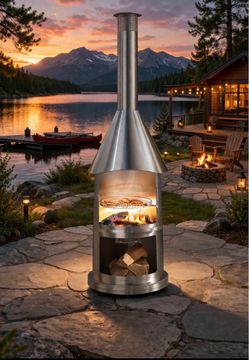 Brand new stainless steel chimney