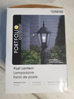 Outdoors Post lantern