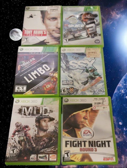 Xbox 360 video game bundle Bundle of 6 lots read description