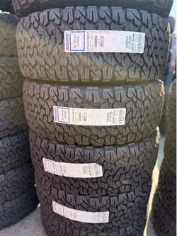 315/70/17 Bfgoodrich $1,400 las 4 llantas nuevas instadas y balanceadas