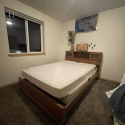 Mid Century Modern Full Size Bed And Frame 