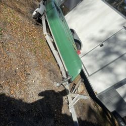 16ft Canoe With Trailer 