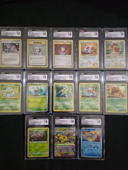 Pokémon Slabs CGC 10 Lot ×13