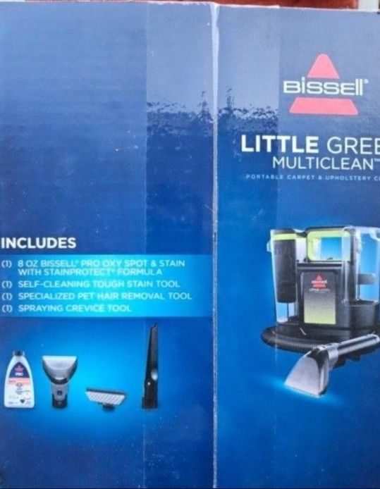 Bissell Little Green Multi clean Portable Carpet Upholstery Vacuum Car Detail