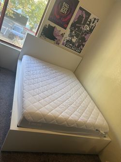 IKEA Full White Bed Frame