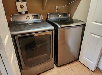 Office washer and dryer gas set