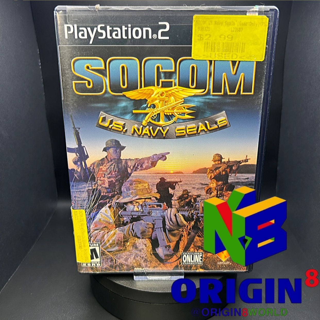 SOCOM US Navy Seals Sony PlayStation 2 PS2 Video Game Sony - w/ Case