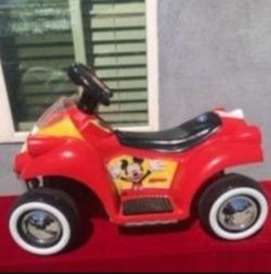 Kids Disney Mickey Mouse Hot Rod Car