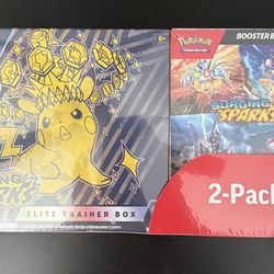 Pokemon Surging Sparks ETB 2 Pack Costco
