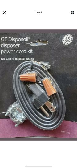General Electric PM3X215 Disposer Power Cord Kit.