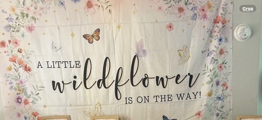 Wildflower is on the way sign