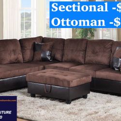 FREE DELIVERY🍀Brand New Sectional Sofa Couch 