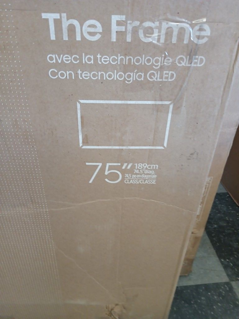 SAMSUNG 75"INCH QLED 4K THE FRAME TV LS03D