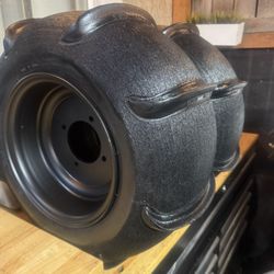 Yamaha 4x115 Skat-Trak Haulers With DWT Wheels 