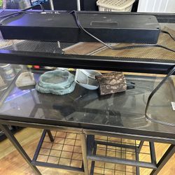 20 Gallon Long Reptile Tank With Stand And Light 