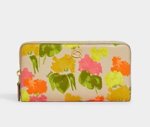 Coach Wallet With Floral Print