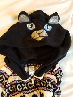Joe Boxer Cat onesie pajama adult size small
