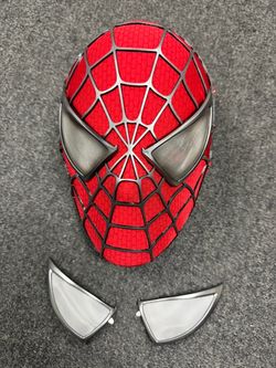 Spiderman Classic Raimi Mask Helmet Cosplay Props Red/Black Masks Halloween