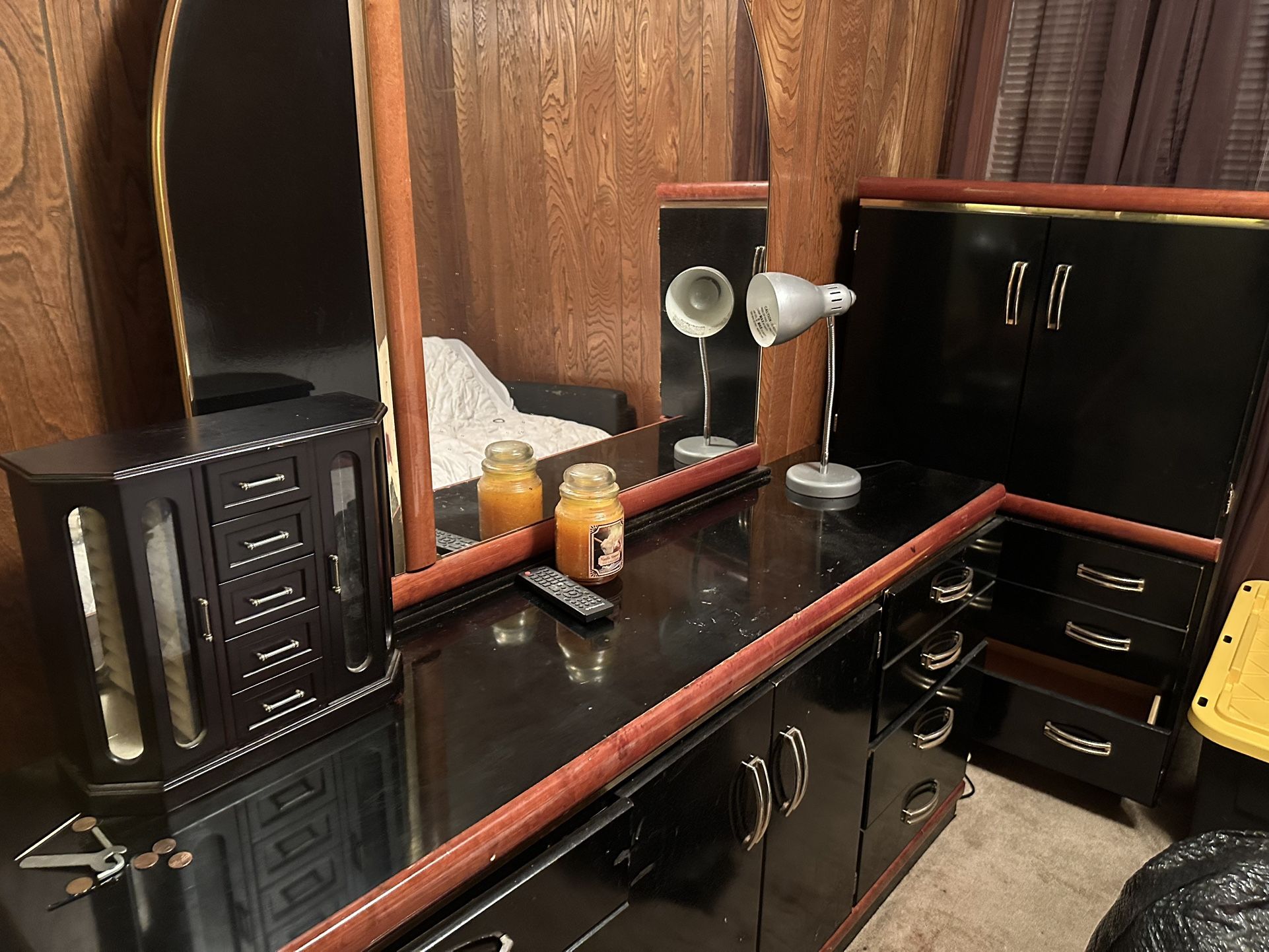 Dresser and Chess Set