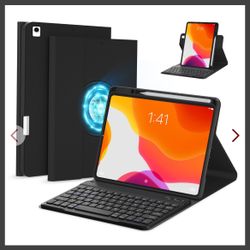 Bobolee KeyboardCase 10,2 Inch For 9TH, 8TH, 7TH Gen iPad With Protective Case with soft TPU back