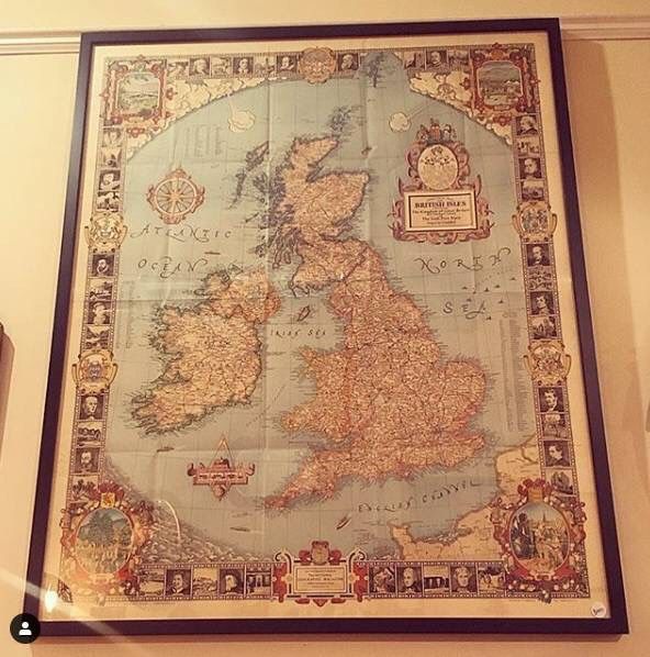 1937 British Isles Map