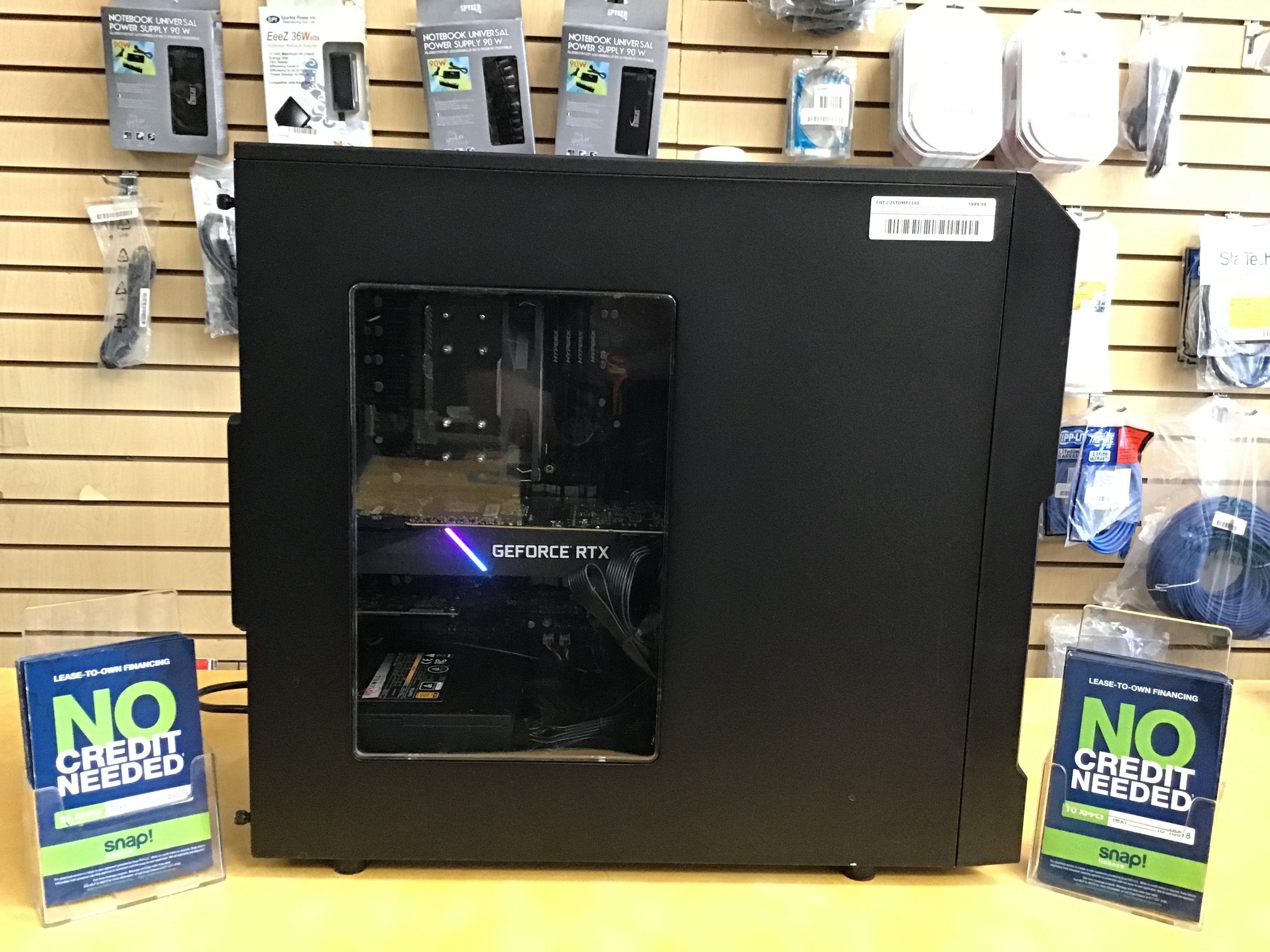 Custom PC - i7-8700K, 64GB RAM, RTX 2080, 512GB NVME SSD, Win. 10 Pro - $0 DOWN!