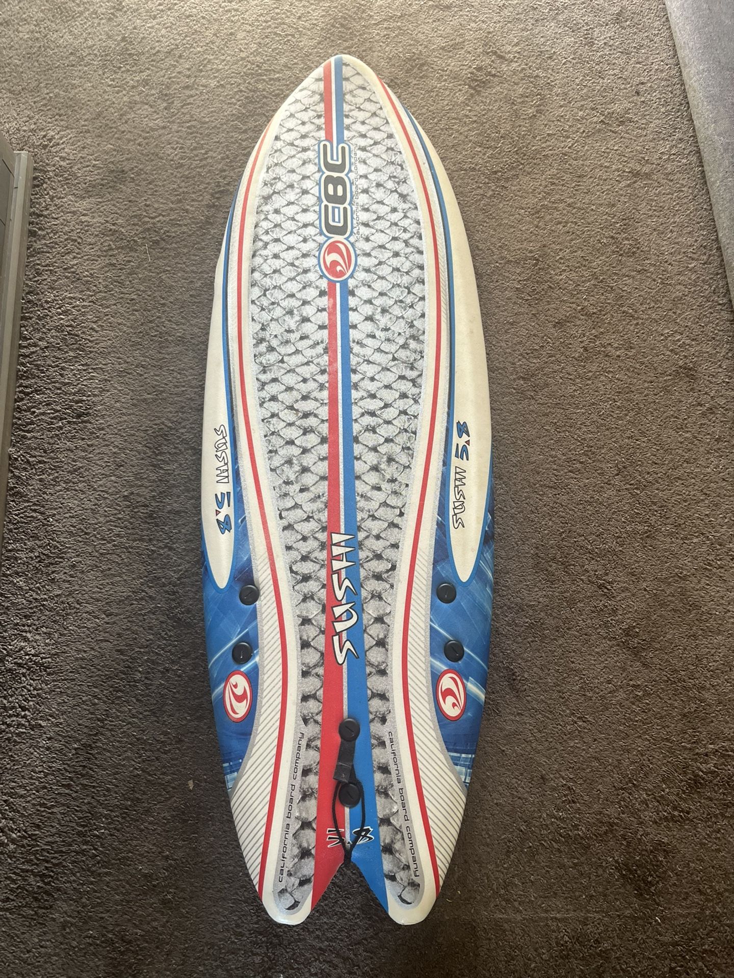California board company CBC Sushi 5.8 surfboard