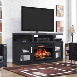 Entertainment Center With Fireplace 