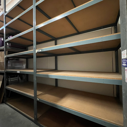 Warehouse steel racks