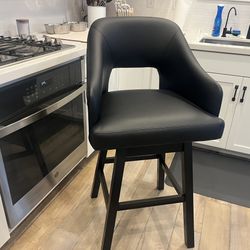 Sleek Bar Stools (4) Ashley Tallenger- New!