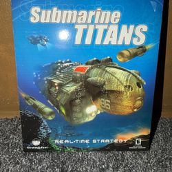 Submarine Titans PC Video Game 2000 Rated E For Everyone Used Pre Owned Vintage.