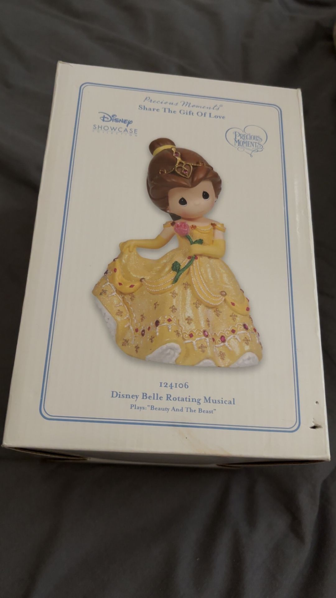 Disney Belle Rotating Musical! Precious Moments