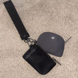 LuluLemon Dual Patch Wristlet keychain