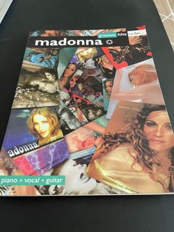 Madonna Greatest Hits 1999 Sheet Music Song Book