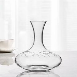 Hotel Collection Classic Etched Floral Decanter