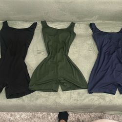 3 One Piece Romper Bodysuits