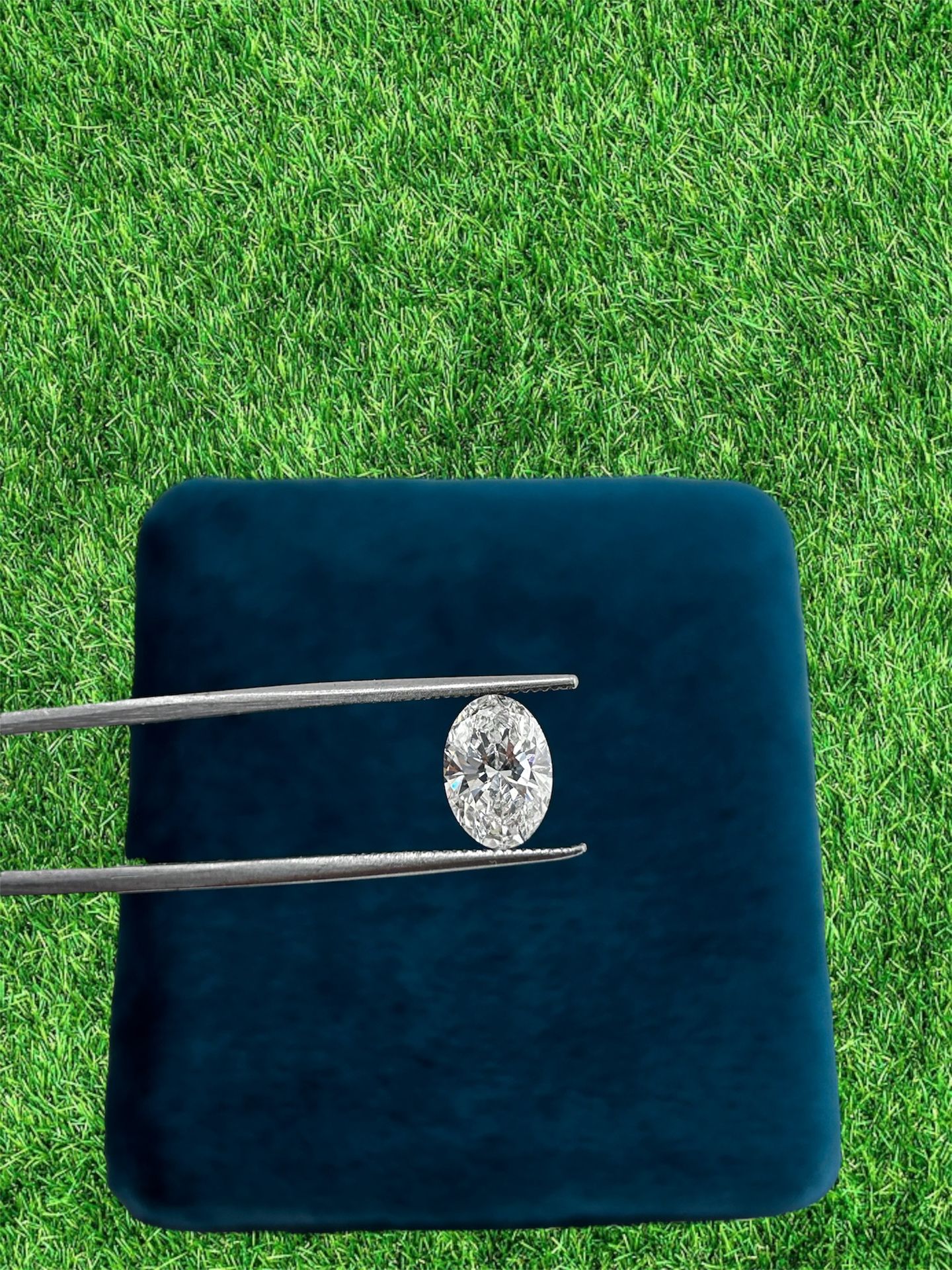 Oval Shape Lab Grown Certified Diamond