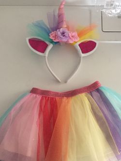 Unicorn tutu & headband