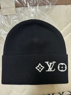 Black Knit Beanie Hat