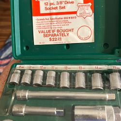 3/8 Metric Socket Set